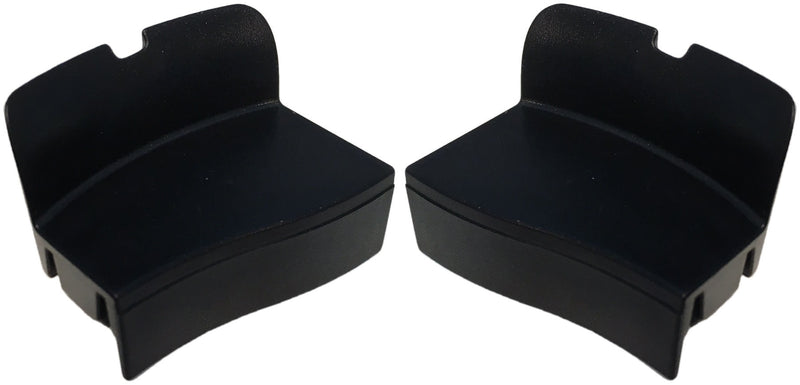Axa afdekkapjes voor defender - zwart (set)