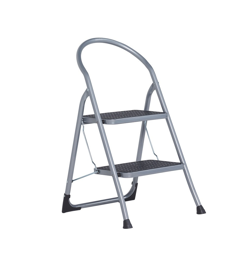 Altrex cromato huishoudtrap 2-treeds silver - 500949