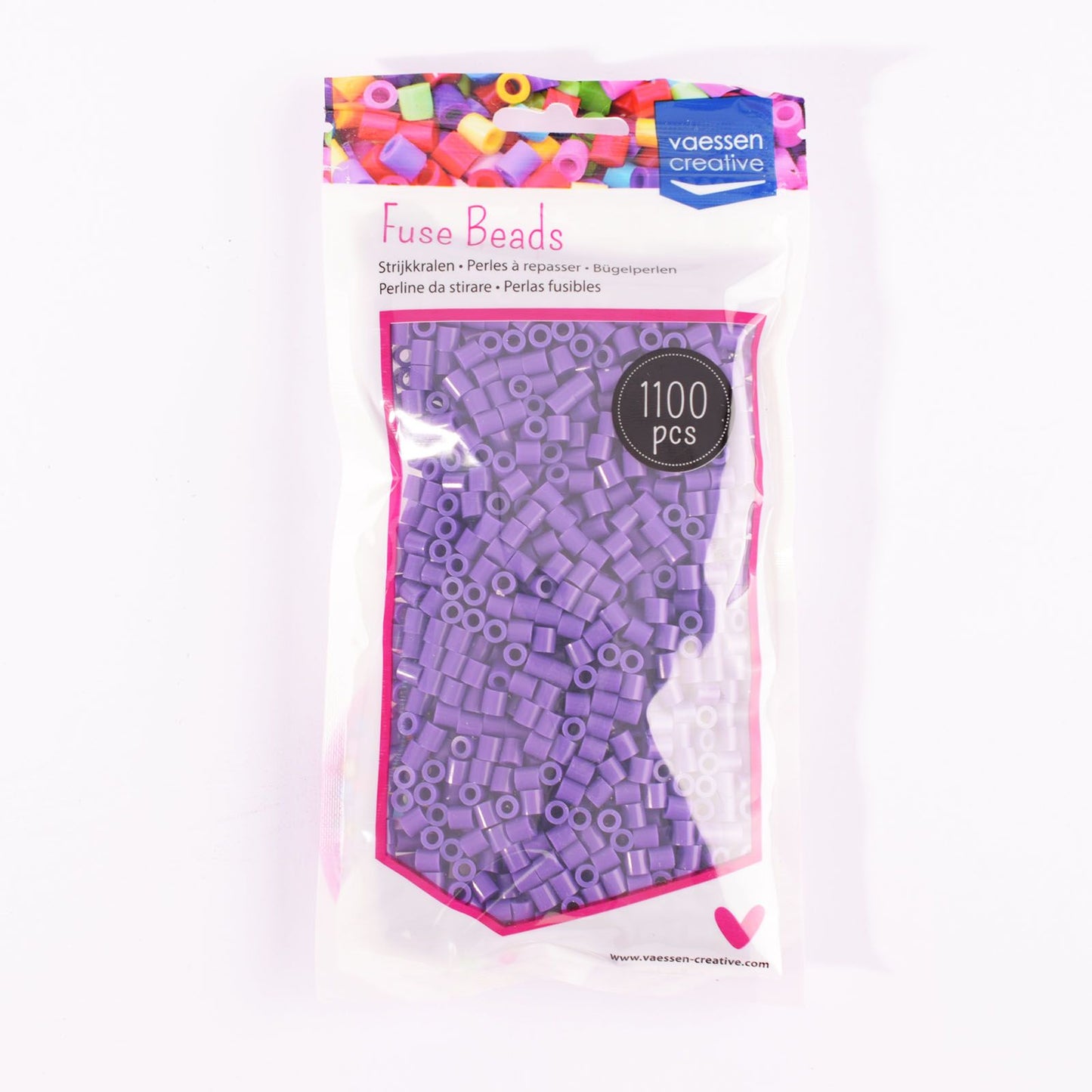 Vaessen creative • perline termoadesive viola 1100 pz.