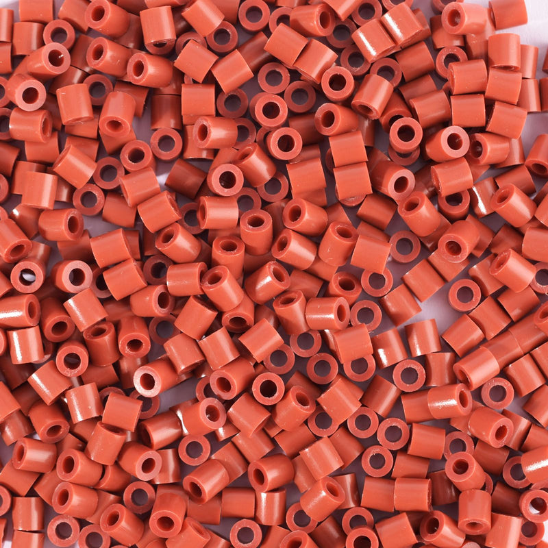 Vaessen creative • perline termoadesive rosso marrone 1100 pz.