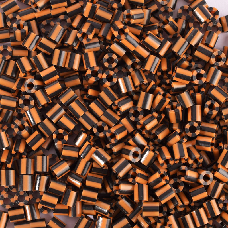 Vaessen creative • perline termoadesive bicolore ocra-nero 550 pz.