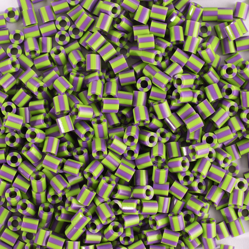 Vaessen creative • perline termoadesive bicolore viola-verde 550 pz.