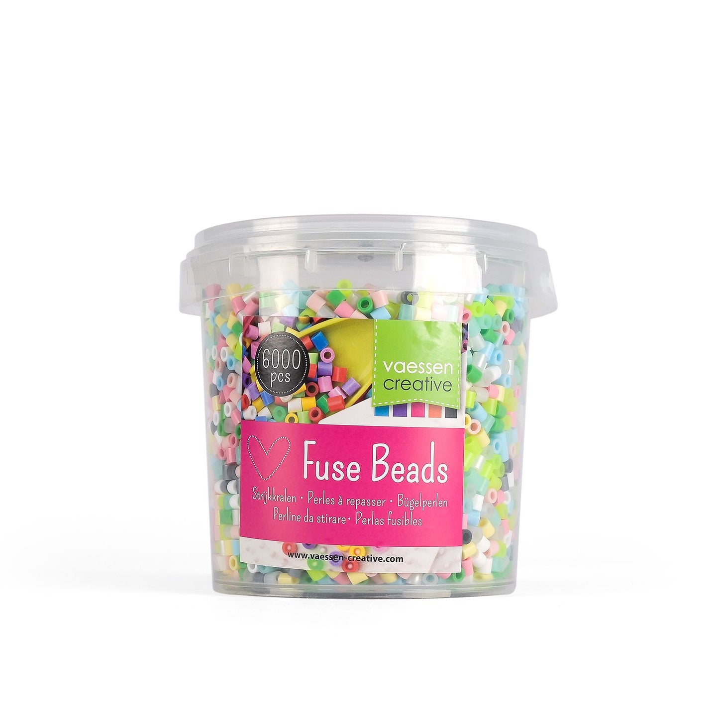 Vaessen creative • perline termoadesive 6000 pz. pastello