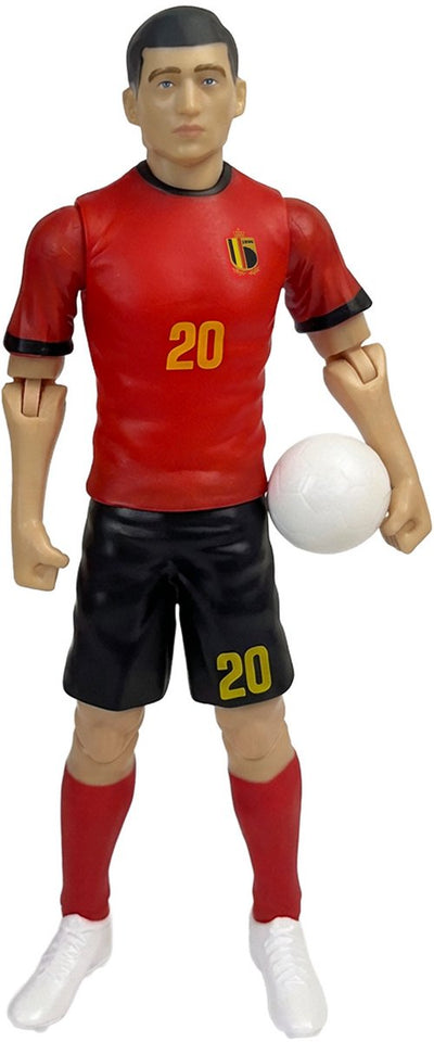 Megableu action figure red devils - hans vanaken - football doll with moving limbs - official merchandise