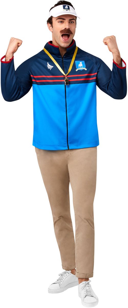Kit costume da travestimento da ted - ted lazo con rubini