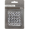Occhi finti dell'azienda Creativ, d 10 mm, 25 pezzi 1 scatola
