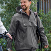 Mirage regenjas rainfall closed jacket - maat l - gemaakt van polyester soft touch - earl grey