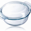 Pyrex ronde ovenschaal met deksel 4,9l