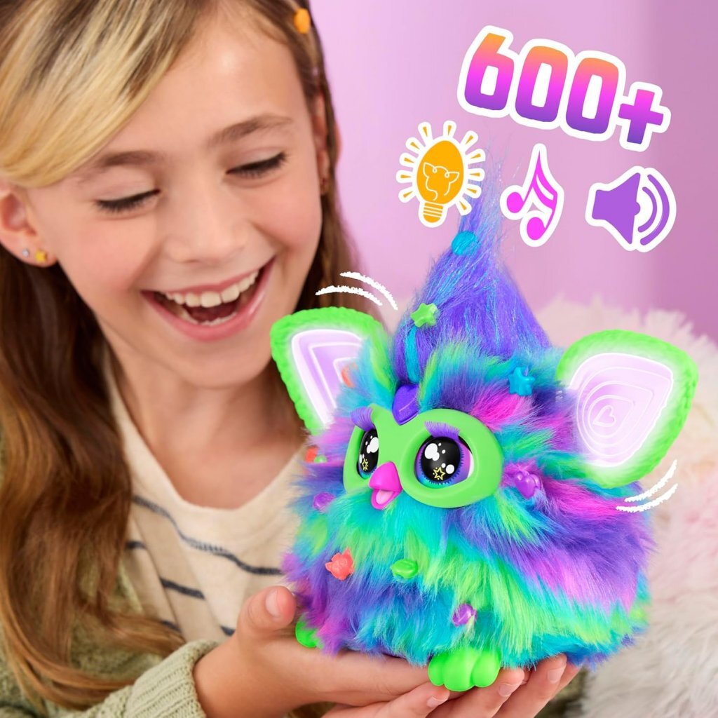 Furby furby aurora borealis glow in the dark + licht en geluid