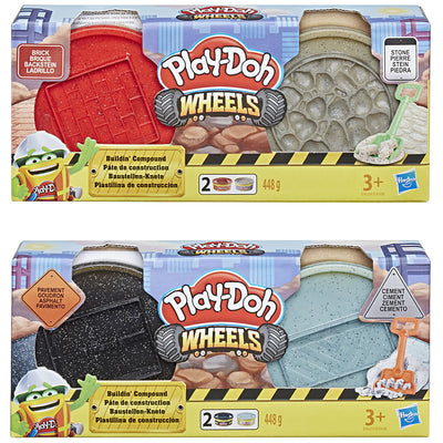 Edificio Play-doh n. 039; composto con 448 g di argilla e pala