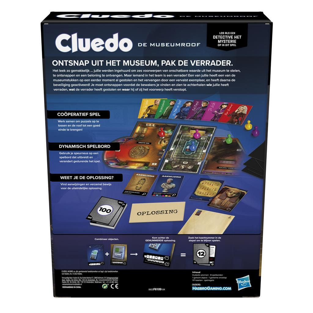 Hasbro Cludedo Esccape de Museumroof Boordspel