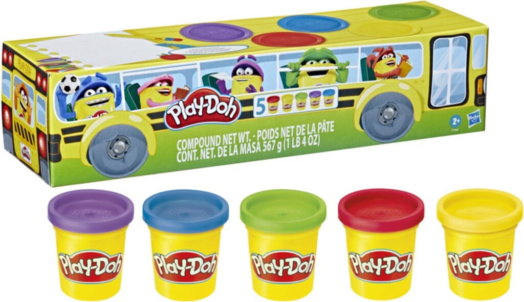 Play-Doh Torna a scuola 5 pacchetti montagna klei