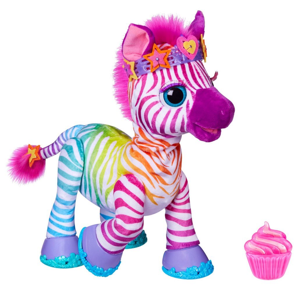 Furreal Friends Furreal Zenya My Rainbow Zebra + Sound and Accessories