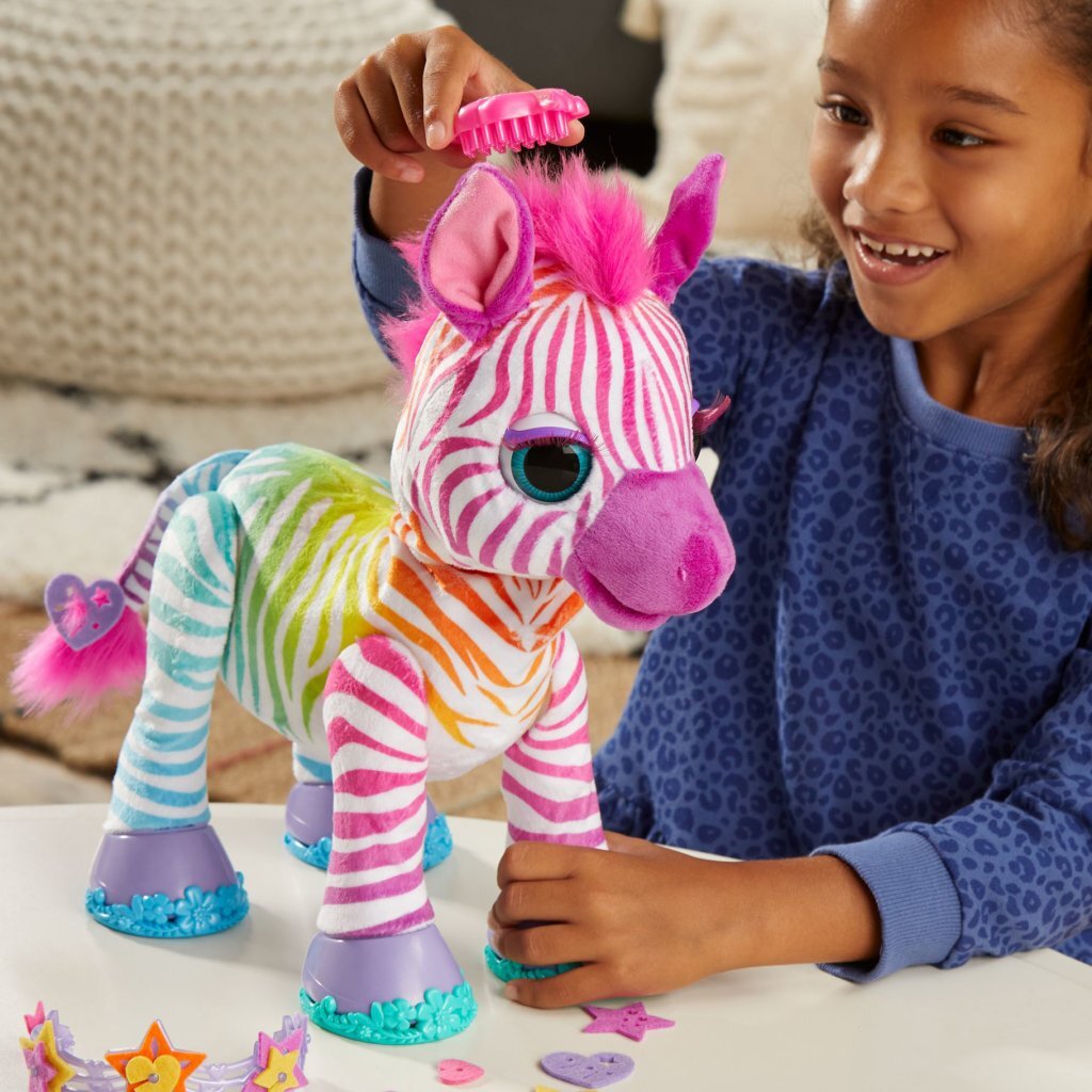 Furreal Friends Furreal Zenya My Rainbow Zebra + Sound and Accessories