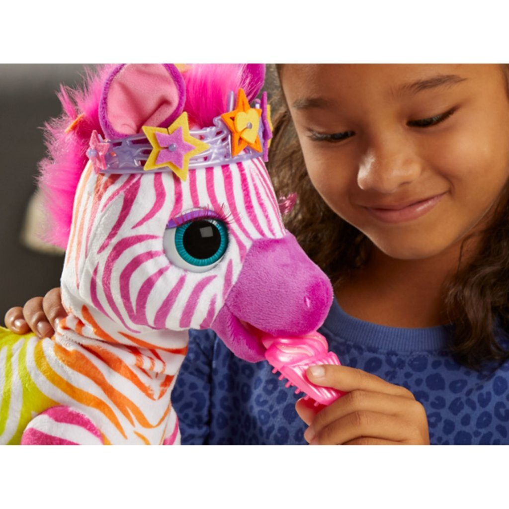Furreal Friends Furreal Zenya My Rainbow Zebra + Sound and Accessories