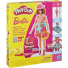 Fiori e frange di Barbie in play-doh