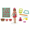 Fiori e frange di Barbie in play-doh