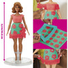 Fiori e frange di Barbie in play-doh