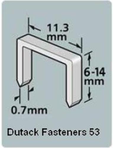 Dutack brad skn12 acero inoxidable 30mm p 5000
