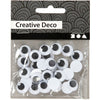 Creativ company ojos saltones, no autoadhesivos, d 12 mm, 30 piezas 1 caja