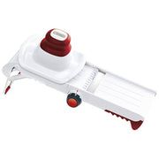 Basic Zyliss Mandoline Inklapbare Fruitsnijder Wit Rood - afbeelding 1