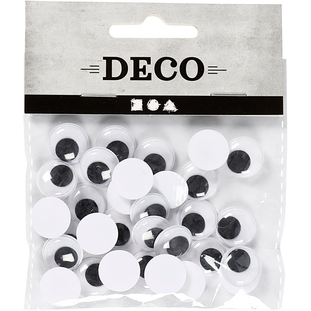 Creativ company googly eyes, non-self-adhesive, d 14 mm, 30 pieces 1 box