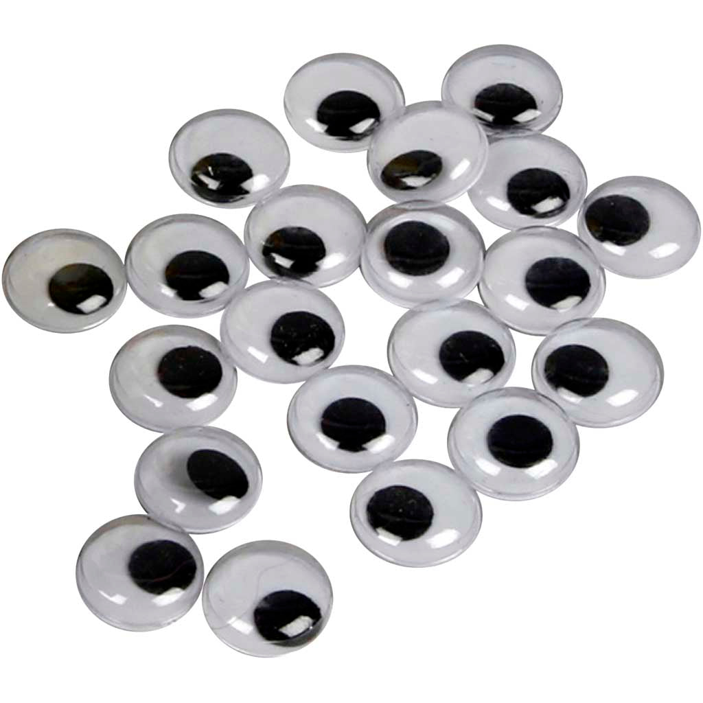 Creativ company ojos saltones, no autoadhesivos, d 14 mm, 30 piezas 1 caja
