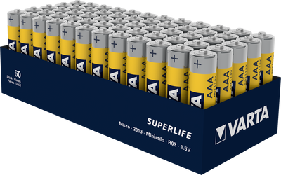 Varta aaa batterij r3 superlife wp doos a 60