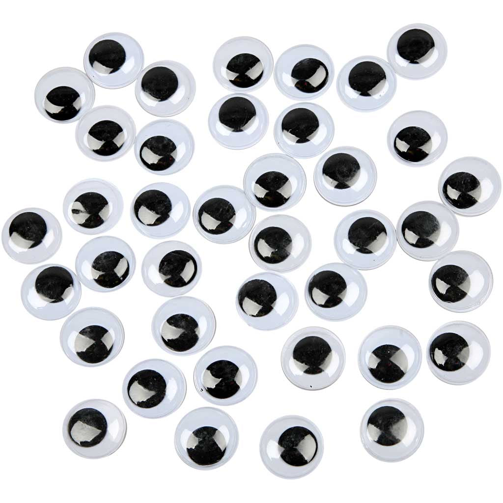 Creativ company ojos saltones, no autoadhesivos, d 20 mm, 16 piezas, 1 caja
