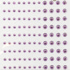 Vaessen creative • strass semi-autoadesivi 3+5mm 108pz rosa chiaro
