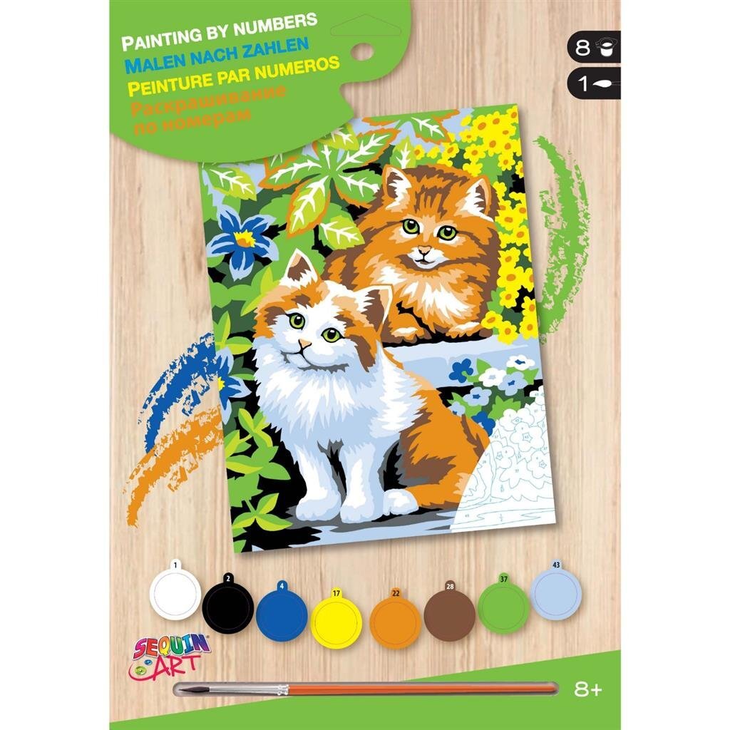 Sequin Art Sequin Art Pintura en numerosos gatitos