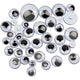 Creativ company occhi finti, da cucire, da cucire, d 8-20 mm, 250 div 1 scatola