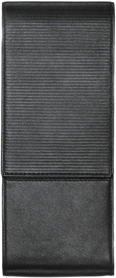 Lamy a 303 leren etui 859 | hoogwaardig zwart nappaleer | voor 3 schrijfinstrumenten