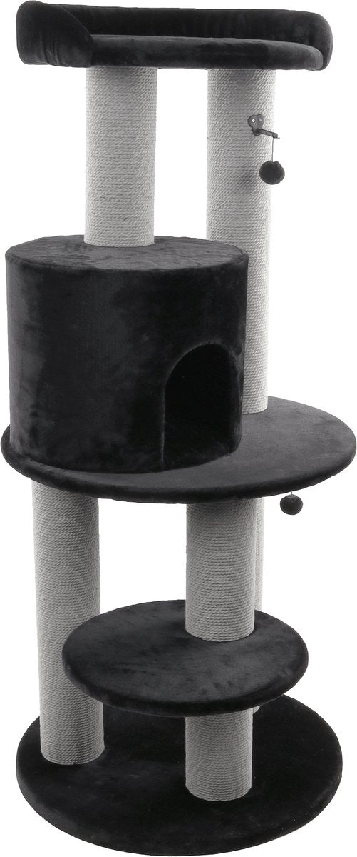 Cappello fenicottero - tiragraffi gatti - cappello tiragraffi nero 80x94x166cm - 1pz - 134303 - 1pz