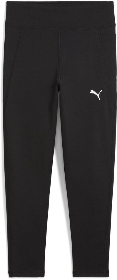 Leggings sportivi Puma Tad Ess a vita alta 7 8 Tights G per ragazze - neri