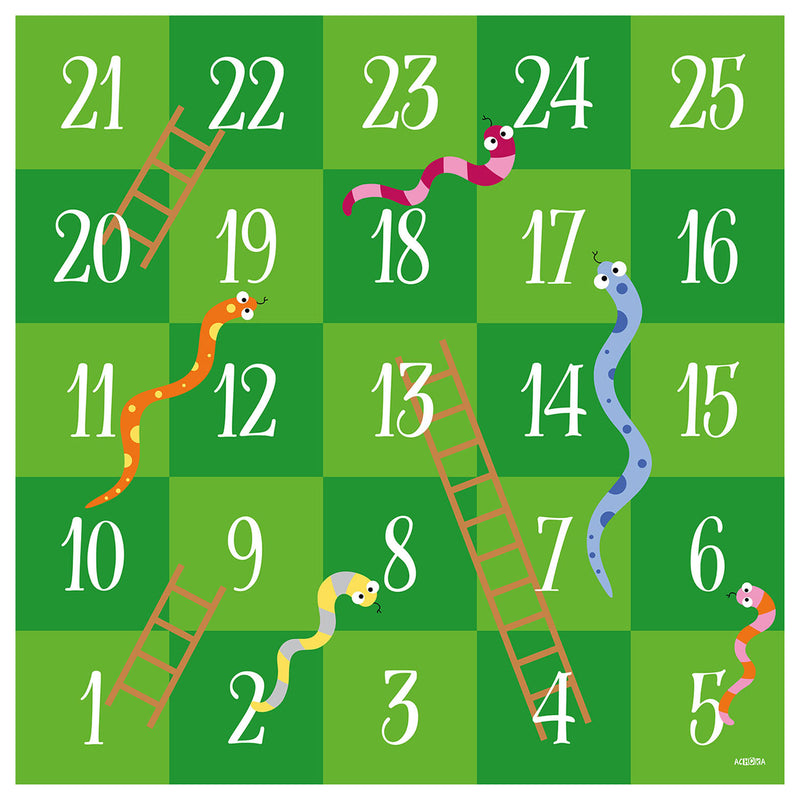 Acheka gioca a tappeti serpenti e scale, 200x200 cm