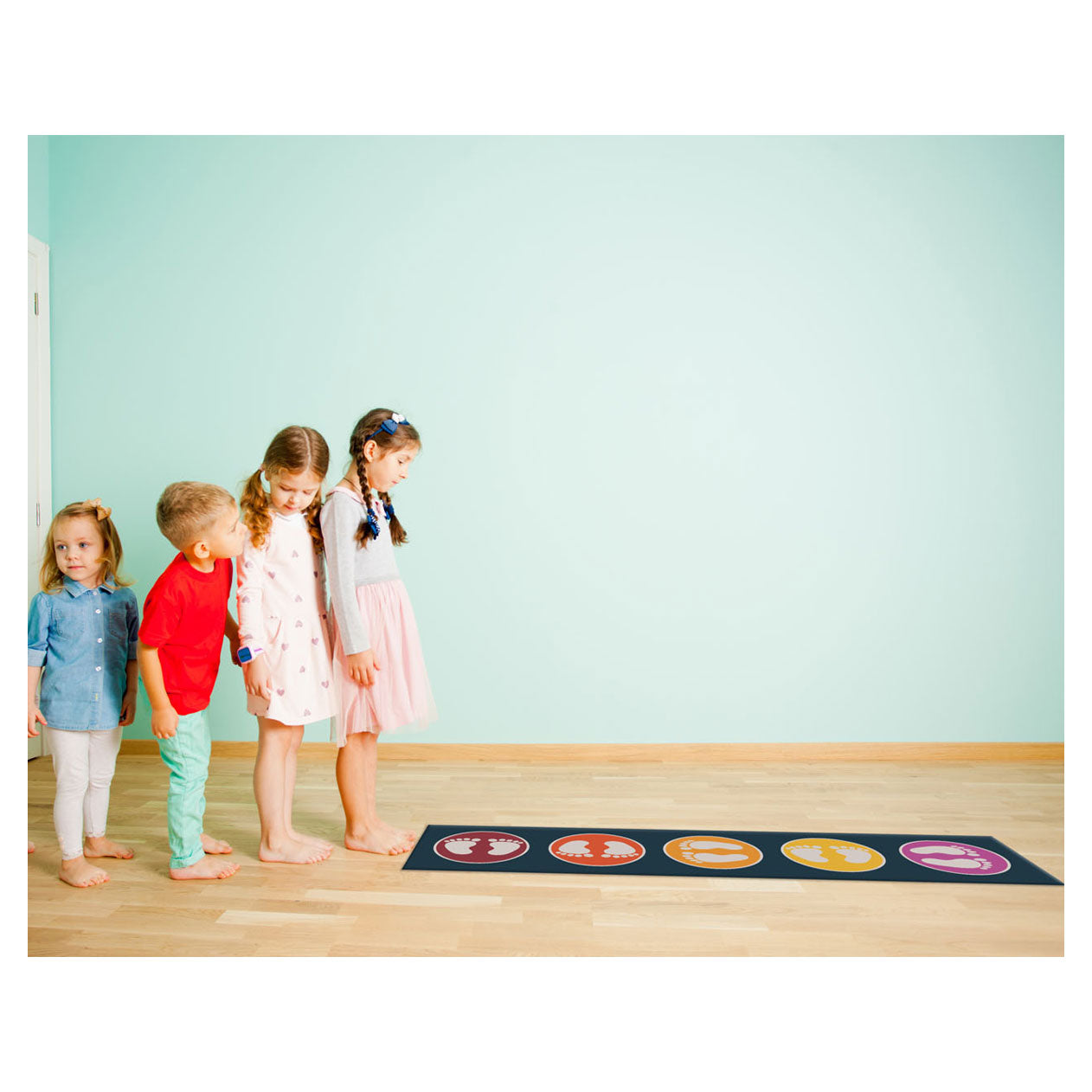 Achoka Play Vestido Pies 40x150 cm, juego de 5