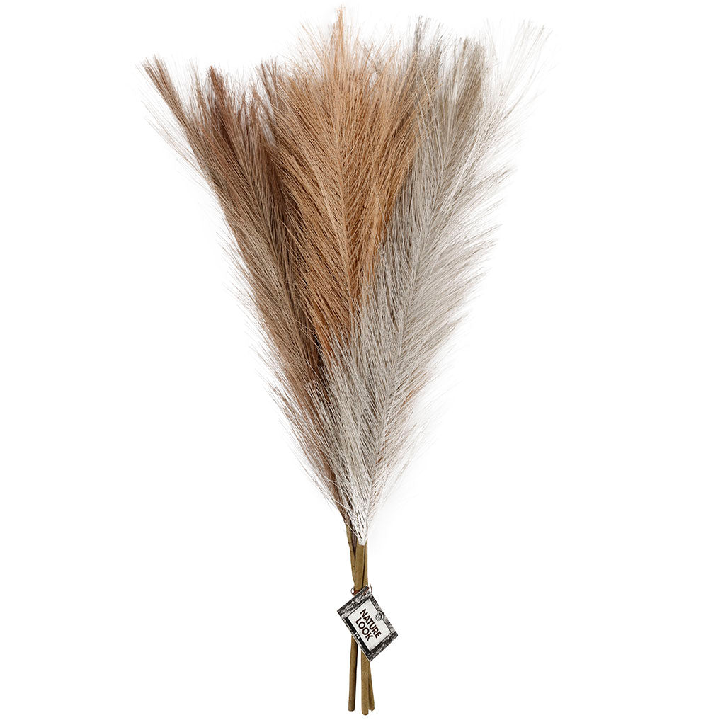 Creative Company Pampasgras Beige Brown Grey, 3st.