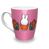 Taza Miffy relax tulipanes rosa