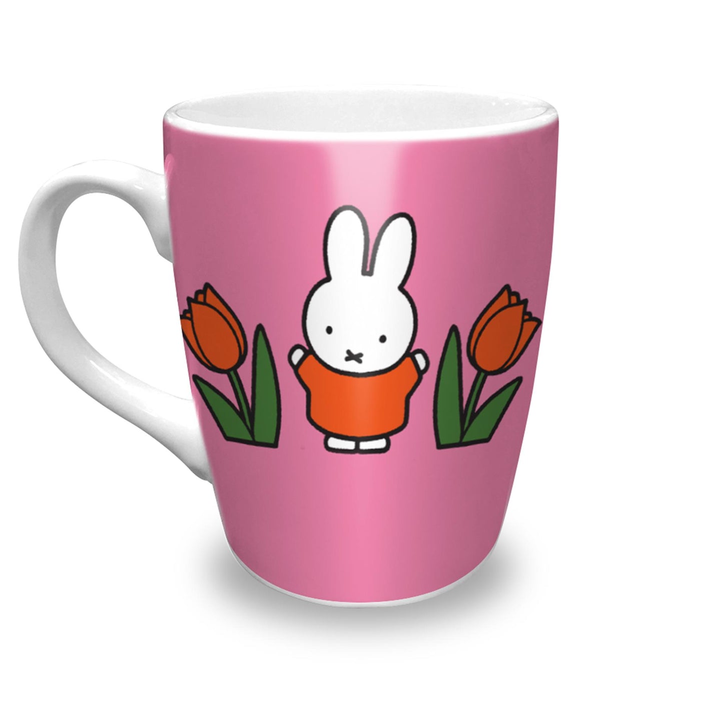 Taza Miffy relax tulipanes rosa