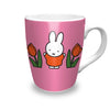 Taza Miffy relax tulipanes rosa
