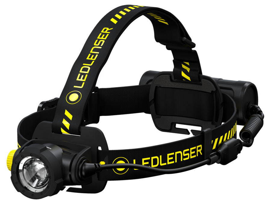 Lampada frontale Ledlenser h7r da 1000 lumen ricaricabile