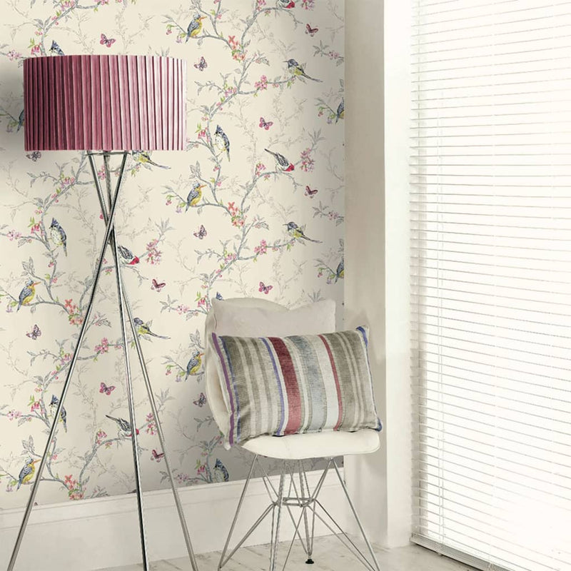 Dutch wallcoverings behang phoebe beige