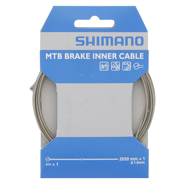 Cable interior freno Shimano MTB acero inoxidable 2050mm