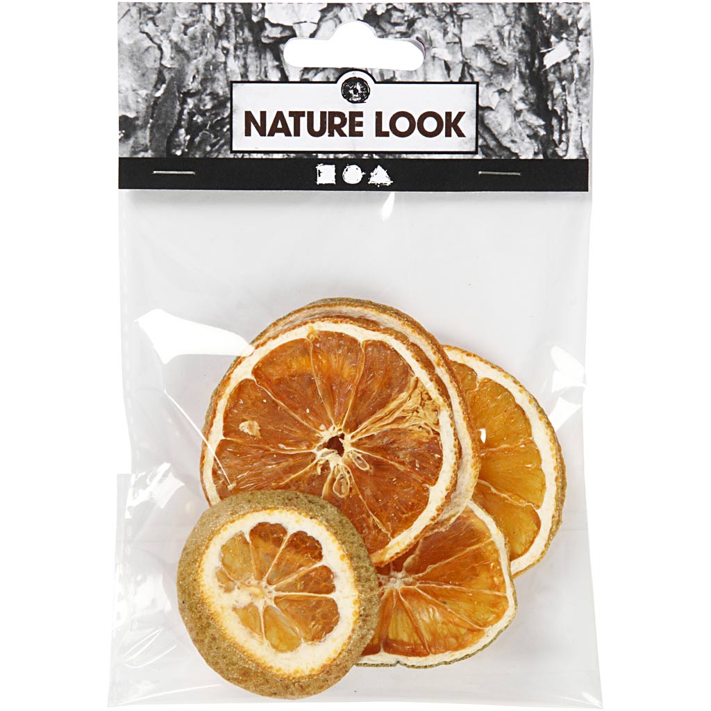 Creativ Company Dried piezas de naranja, 5st.