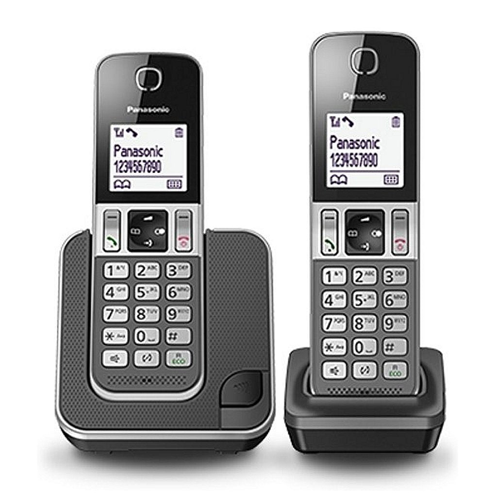 Panasonic KX-TGD312NLG Phones 2 pezzi Nero grigio