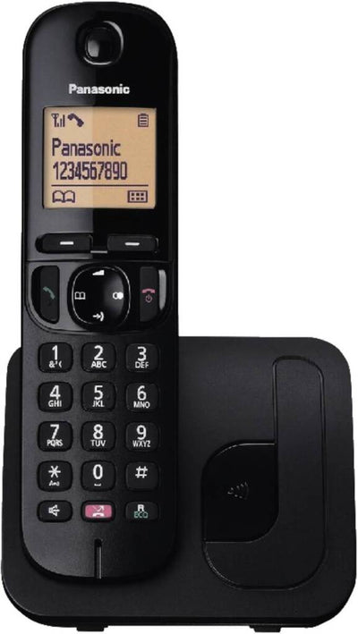 Panasonic kx-tgc250nlb teléfonos mono negro
