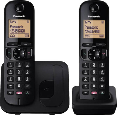 Panasonic kx-tgc252nlb teléfono dúo negro