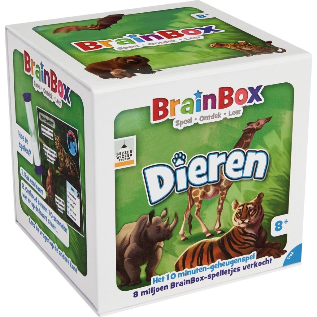 Juego de mesa Asmodee BrainBox Animals