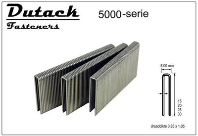 Graffe Dutack serie 5000 25mm acciaio p 5000 (nml)